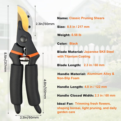 8.7 Inch Tin Snips Heavy Duty Metal Cutter