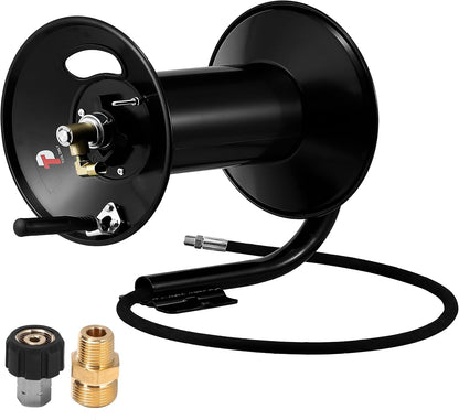 Pressure Washer Hose Reel 100FT x 3/8" / 150FT x 1/4" for Water