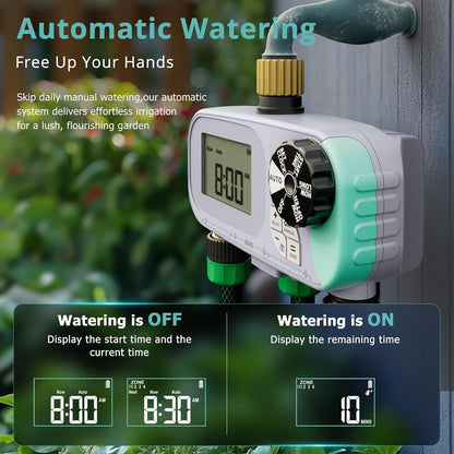 WiFi Water Timer for Garden Hose, 1 Zone Brass Smart Sprinkler Timer