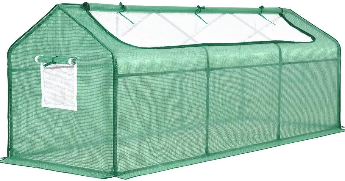Mini Greenhouse for Indoor Outdoor, Portable Quick-Setup Tabletop
