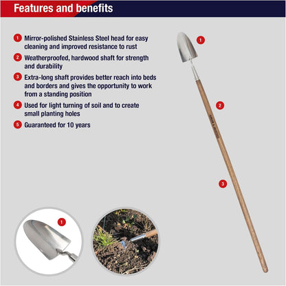 5030TR Traditional Stainless 5 ½" Hand Trowel