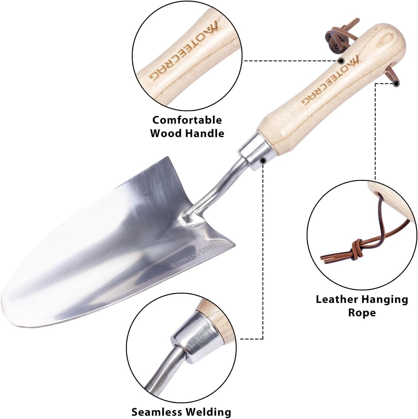 Soil Scoop Multipurpose Garden Scoop for Potting, Transplanting and Outdoor Use in Shop, Bar, Restaurant, Kitchen, Tea Shop