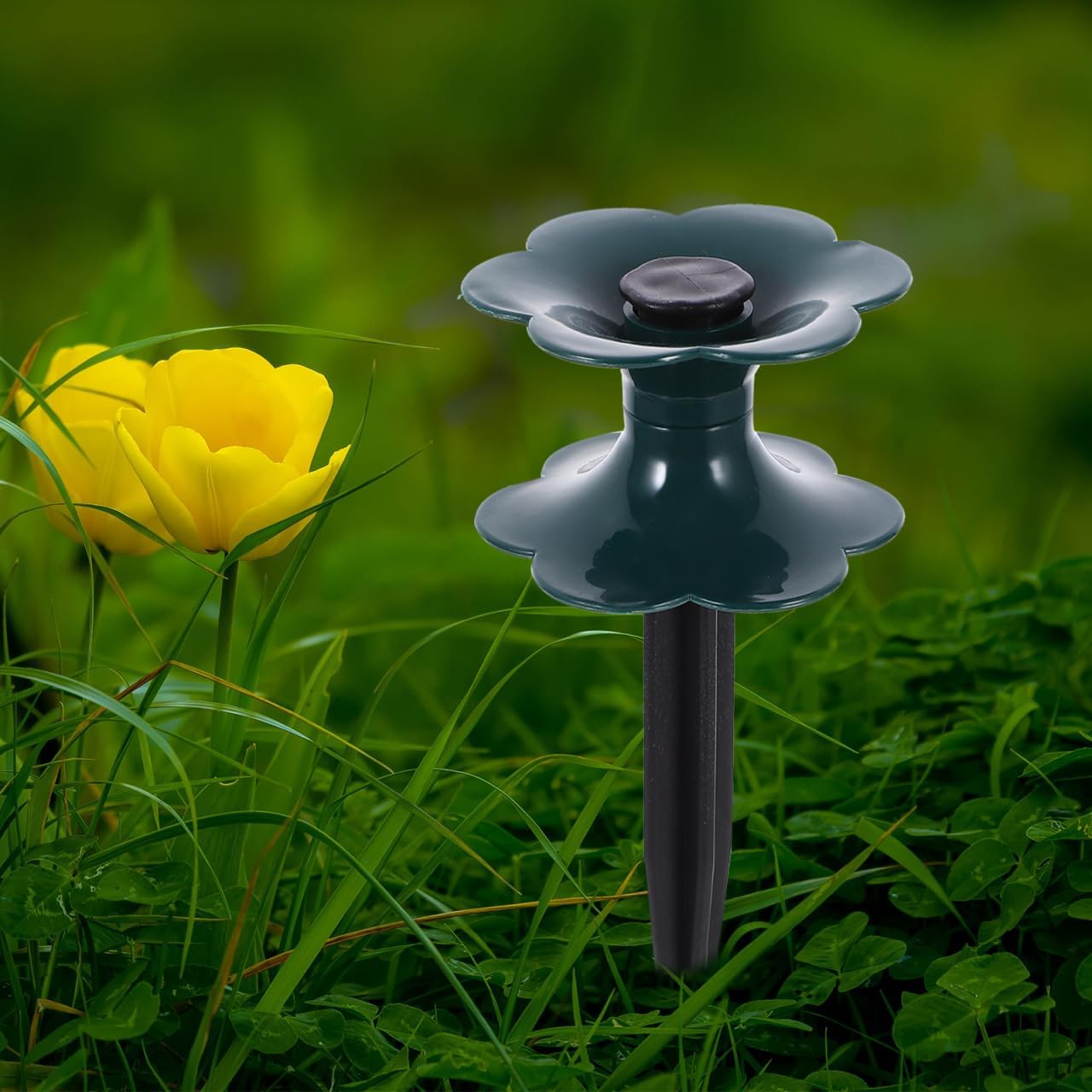 Garden Hose Guide Spike 9.84 Inch Heavy Duty Water Hose Holder for Lawn Flower Beds Outdoor Irrigation and Gardening