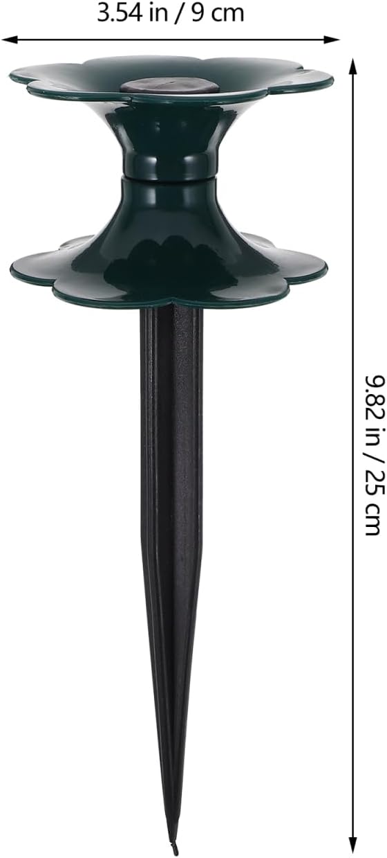 Garden Hose Guide Spike 9.84 Inch Heavy Duty Water Hose Holder for Lawn Flower Beds Outdoor Irrigation and Gardening