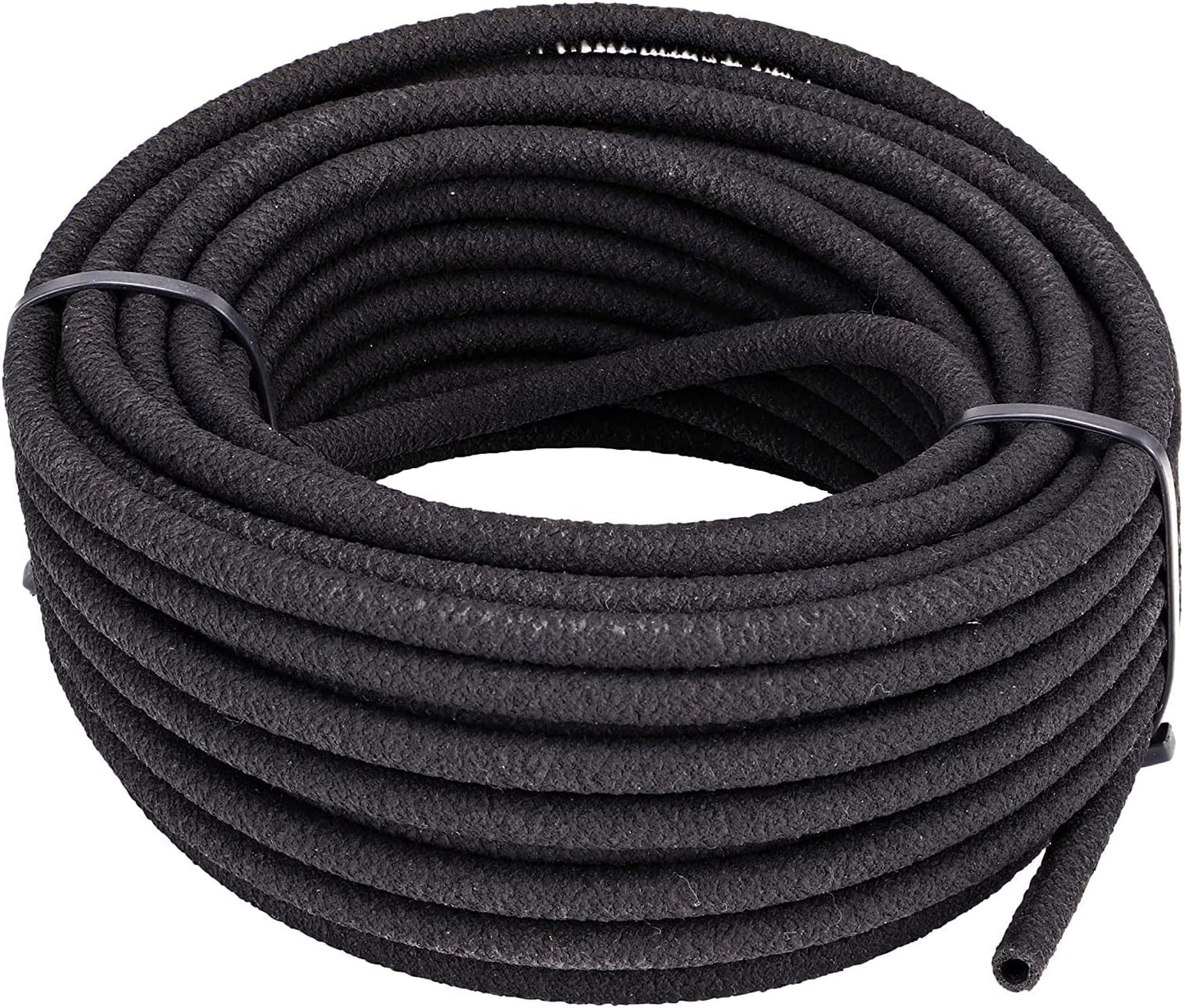 015005T 1/4-Inch by 50-Foot Soaker Hose Tubing for Drip Irrigation, Use in Vegetable Garden, Planters, and Borders, 50-Foot, Black