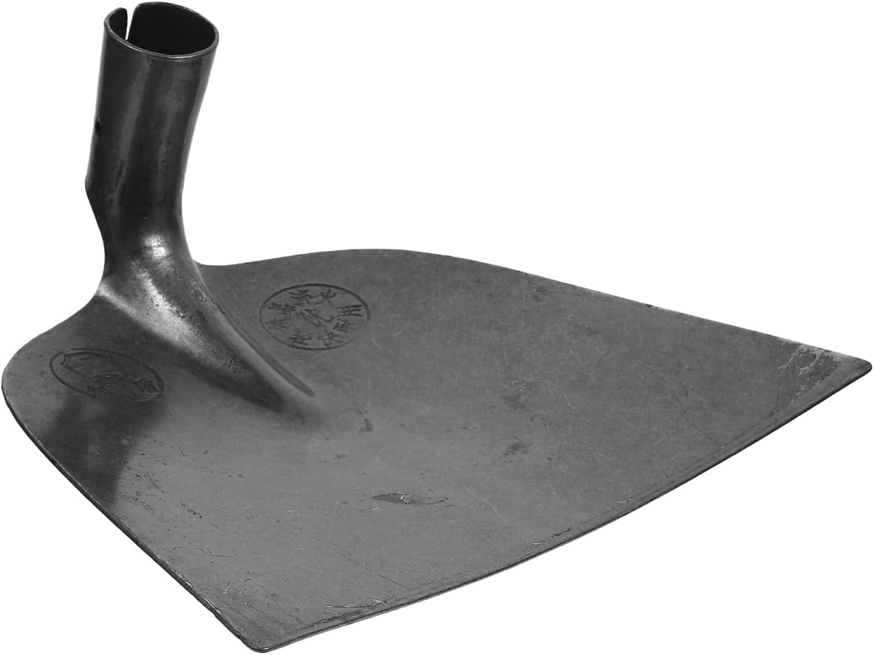 Manganese Steel Garden Hoe 10 Inch Wide Blade Durable Farming Tool for Digging Weeding and Soil Loosening with Rust Resistant Design