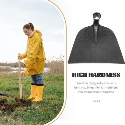 Manganese Steel Garden Hoe 10 Inch Wide Blade Durable Farming Tool for Digging Weeding and Soil Loosening with Rust Resistant Design