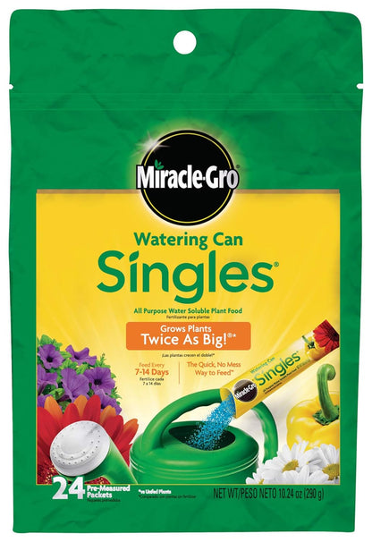 Watering Can Singles All Purpose Plant Food, 24 Packets