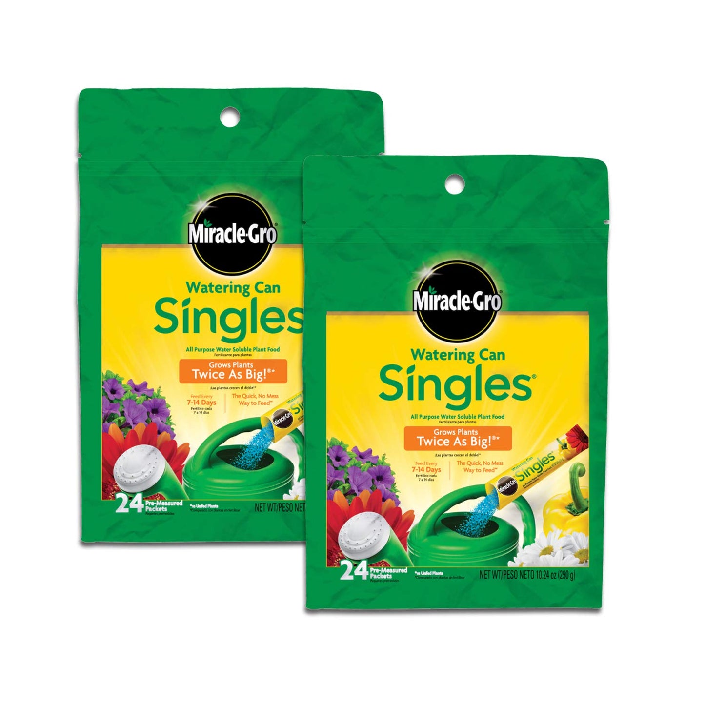 Watering Can Singles All Purpose Plant Food, 24 Packets