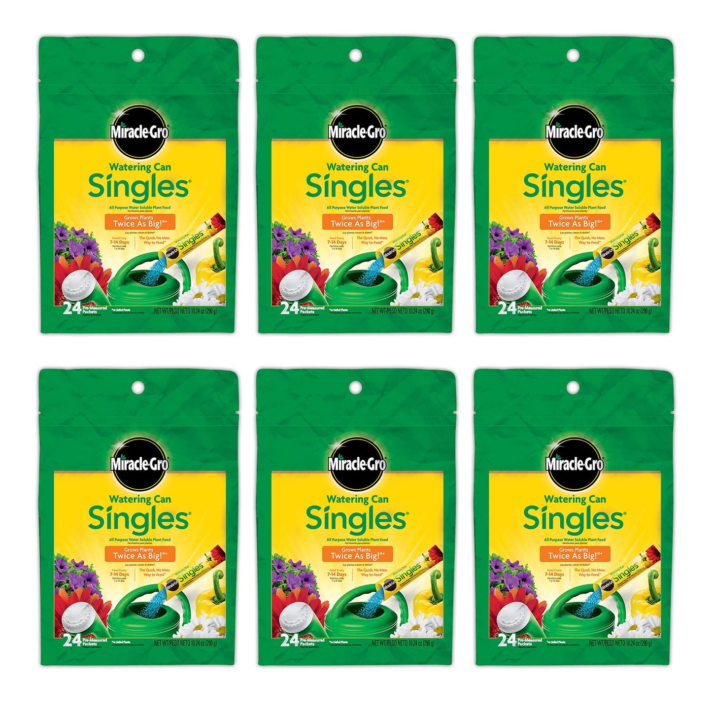 Watering Can Singles All Purpose Plant Food, 24 Packets