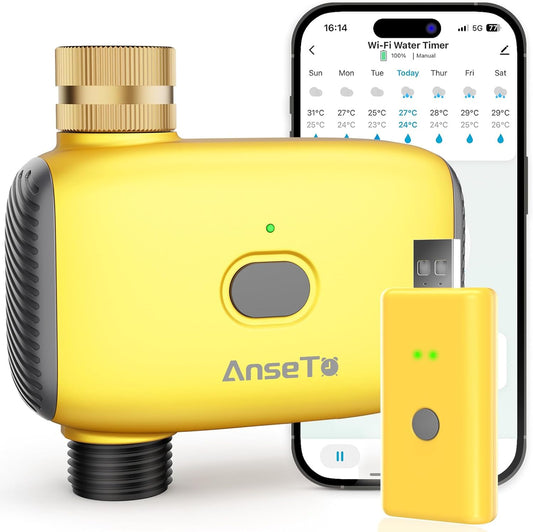 WiFi Sprinkler Water Timer for Outdoor Hose,Smart App Remote Control