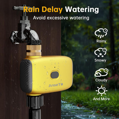 WiFi Sprinkler Water Timer for Outdoor Hose,Smart App Remote Control