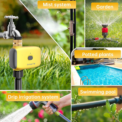 WiFi Sprinkler Water Timer for Outdoor Hose,Smart App Remote Control