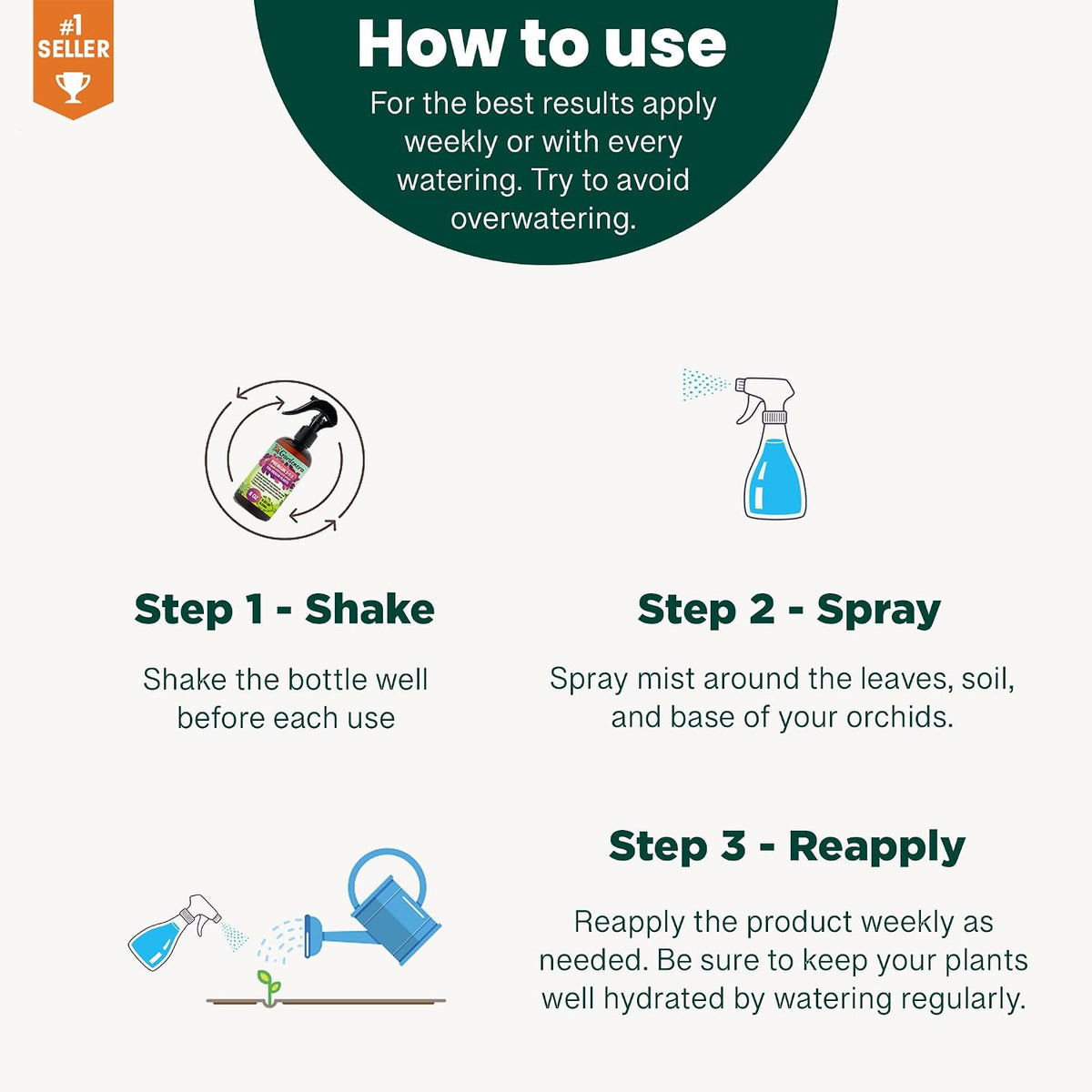 Professional Bonsai Spray Fertilizer Mist for Home Gardening | 3-1-2 Gentle Blend Mist for Healthy Leaves & Growth | Essential Nutrients for Bonsai - 8oz