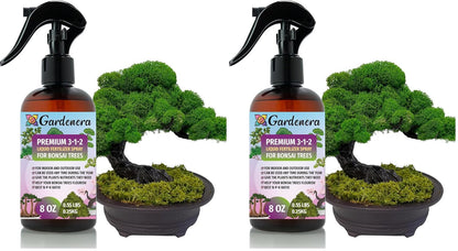 Professional Bonsai Spray Fertilizer Mist for Home Gardening | 3-1-2 Gentle Blend Mist for Healthy Leaves & Growth | Essential Nutrients for Bonsai - 8oz