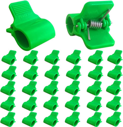 Greenhouse Clamps for 1/2 Inch PVC Pipe, Greenhouse Hoops,Support Frame, Grow Tunnel,Plant Support Garden Stakes.For Fixing Plant Cover, Garden Plastic Sheeting, Film Row Cover, Net.