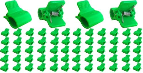 Greenhouse Clamps for 1/2 Inch PVC Pipe, Greenhouse Hoops,Support Frame, Grow Tunnel,Plant Support Garden Stakes.For Fixing Plant Cover, Garden Plastic Sheeting, Film Row Cover, Net.