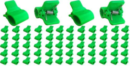 Greenhouse Clamps for 1/2 Inch PVC Pipe, Greenhouse Hoops,Support Frame, Grow Tunnel,Plant Support Garden Stakes.For Fixing Plant Cover, Garden Plastic Sheeting, Film Row Cover, Net.