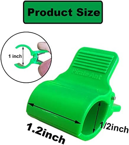 Greenhouse Clamps for 1/2 Inch PVC Pipe, Greenhouse Hoops,Support Frame, Grow Tunnel,Plant Support Garden Stakes.For Fixing Plant Cover, Garden Plastic Sheeting, Film Row Cover, Net.