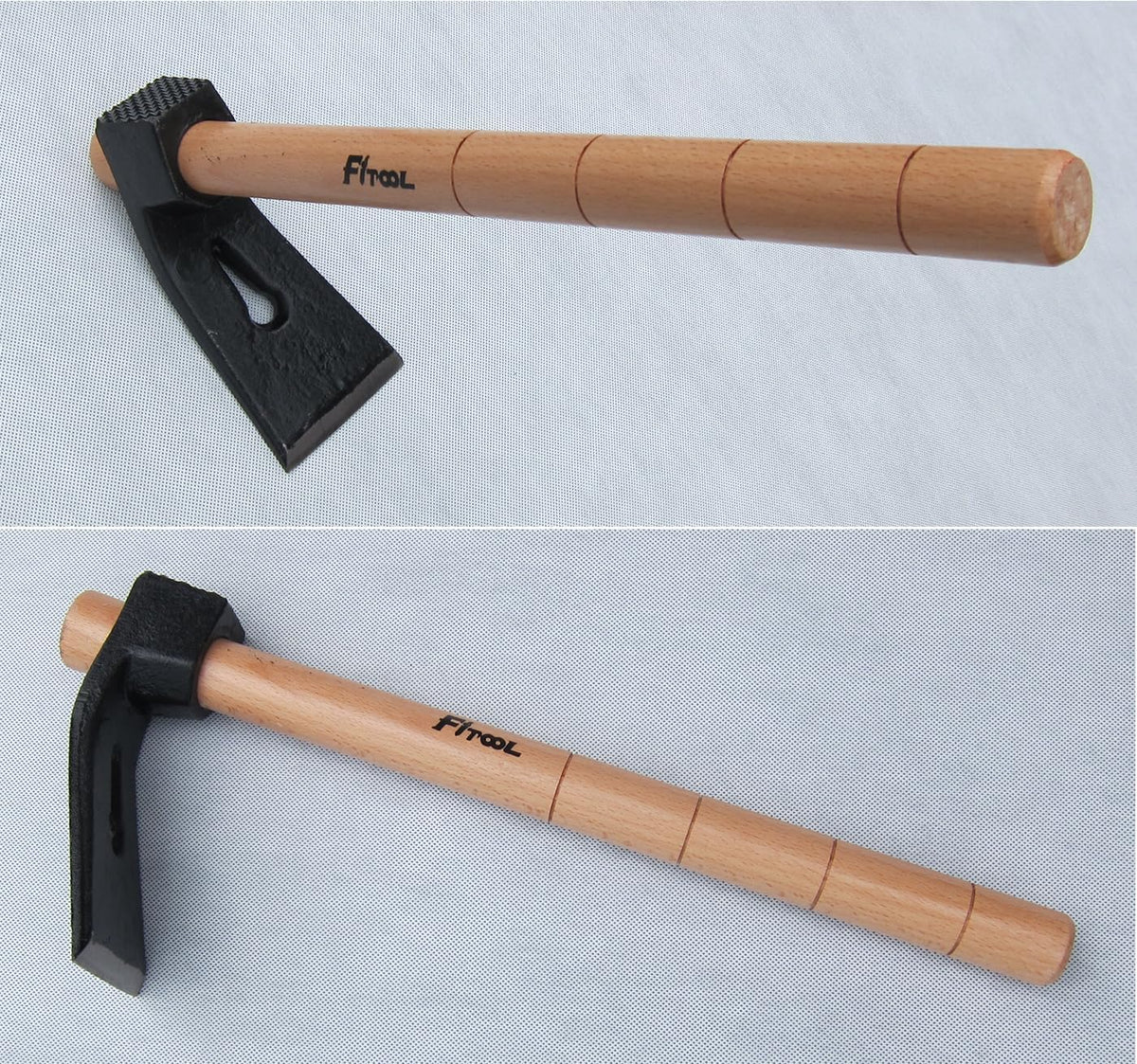 Forged Woodworking Hammer, Garden Hoe with Claw Hammer, Garden Hoe 1.7LB