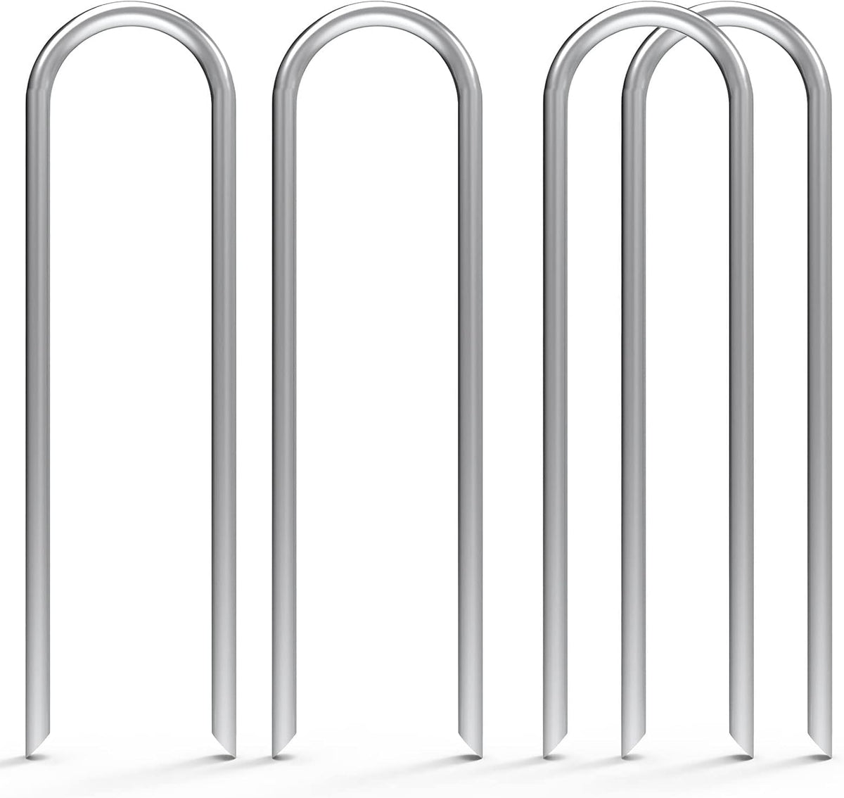 12 Inch 25 Pack Heavy Duty U Shaped Garden Stakes