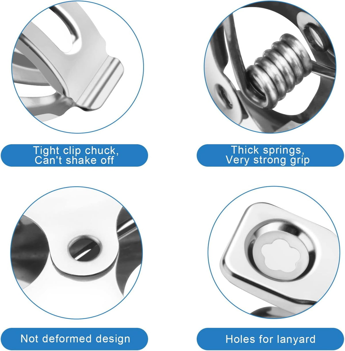 40 PCS Garden Clips, Heavy Duty Stainless Steel Greenhouse Clamps, Greenhouse Clips for Netting, Have a Strong Grip to Hold Down The Shade Cloth or Plant Cover on Garden Hoops or Greenhouse Hoops