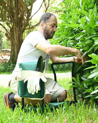 Upgraded Garden Kneeler and Seat with Thicken & Widen Soft Kneeling Pad,Heavy Duty Foldable Gardener Stool with 2 Tool Pouches,Gardening Gifts for Women Mom Men Seniors¡­…
