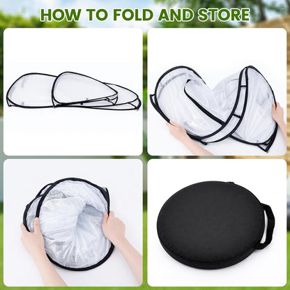 Garden Netting Raised Beds Cover Pop Up Garden Plant Cover with Storage Bag