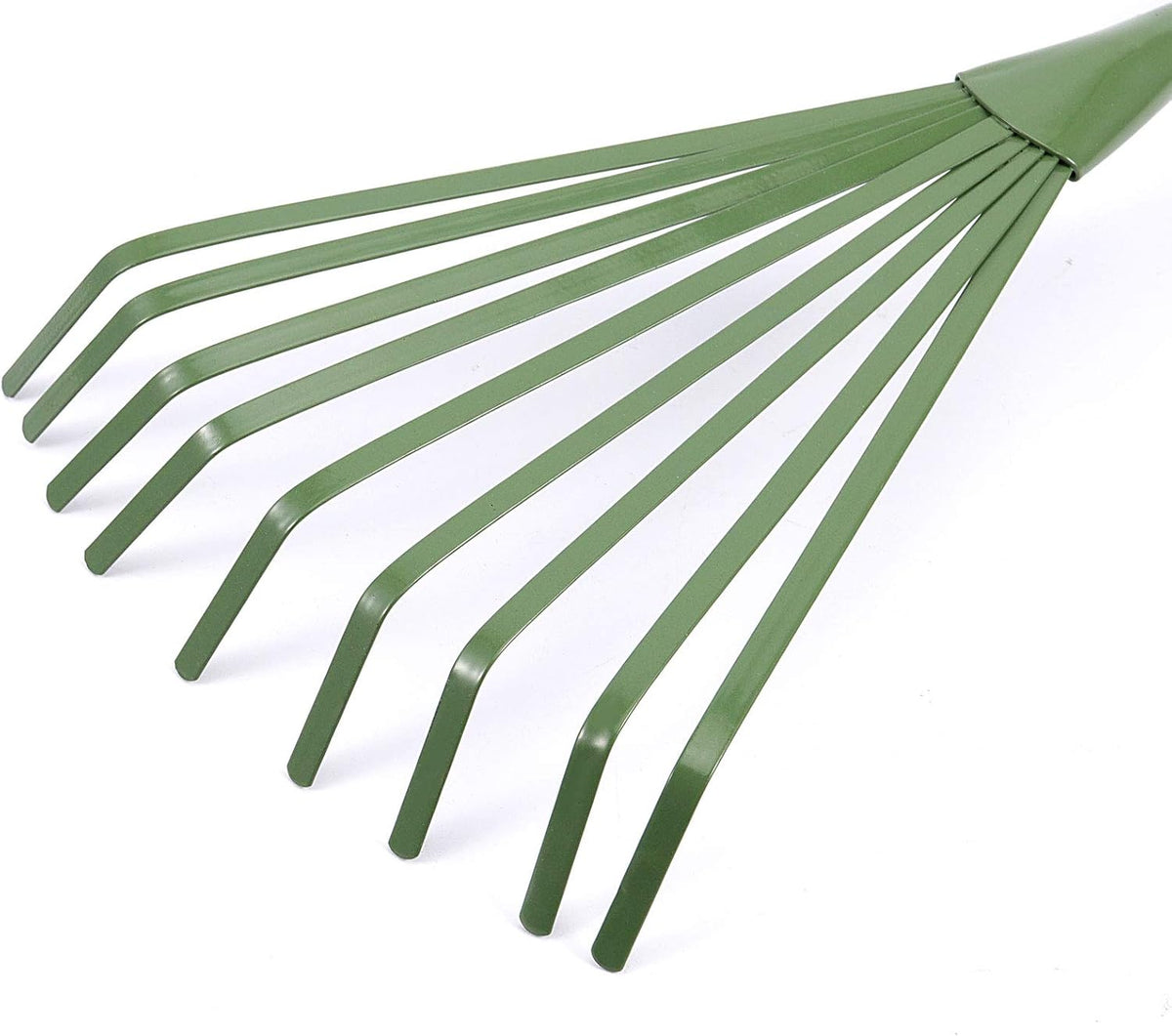 5 PCS 9 Teeth Garden Hand Rake, Small Hand Fan Rake with Non Slip Grip, Thicken Hand Rakes Garden Tool for Gardening, 15.4 x 6.3 x 1.7 Inch