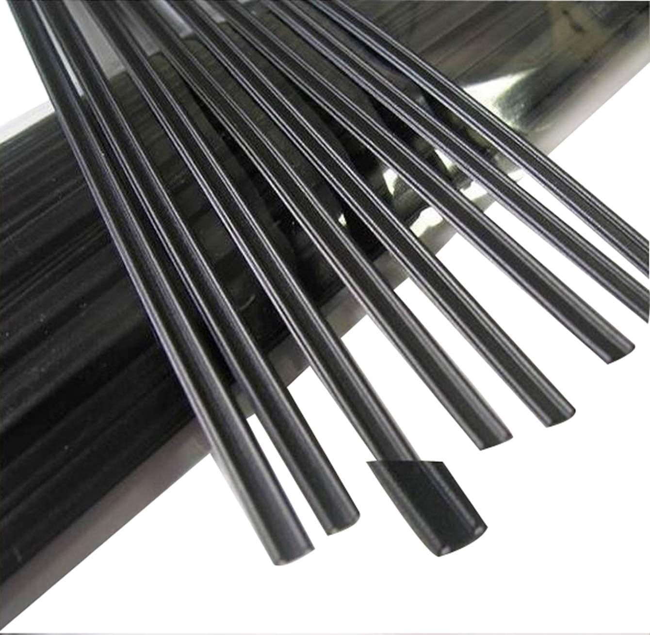 100pcs clear Heavy Duty 8" pre-cut plastic twist ties - wire gauge #23