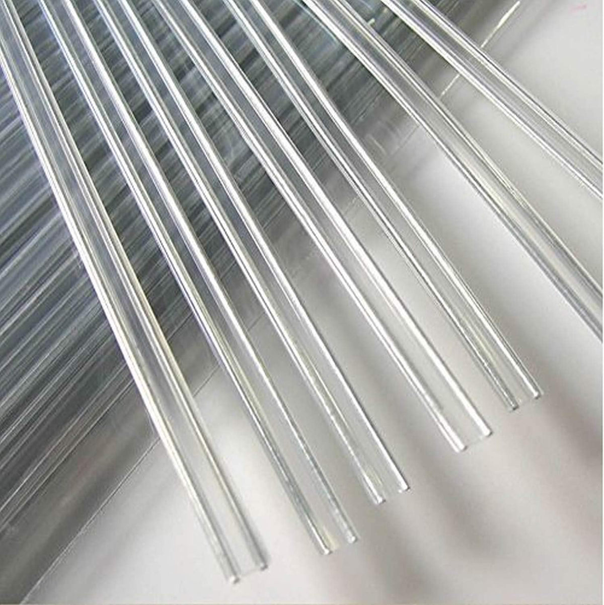 100pcs clear Heavy Duty 8" pre-cut plastic twist ties - wire gauge #23