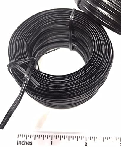 100pcs clear Heavy Duty 8" pre-cut plastic twist ties - wire gauge #23