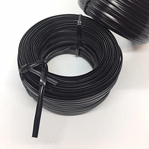 100pcs clear Heavy Duty 8" pre-cut plastic twist ties - wire gauge #23