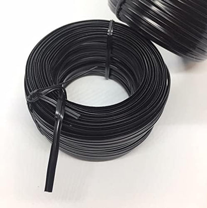 100pcs clear Heavy Duty 8" pre-cut plastic twist ties - wire gauge #23