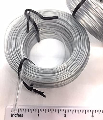 100pcs clear Heavy Duty 8" pre-cut plastic twist ties - wire gauge #23