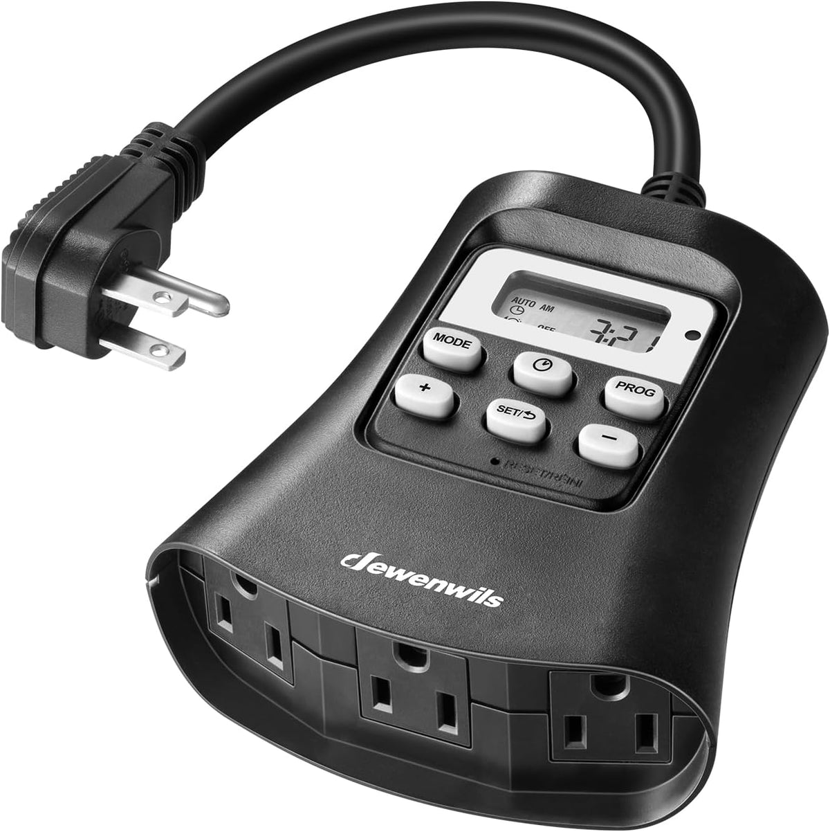 Outdoor Light Timer, Outdoor Timer Outlet,100FT Remote Control