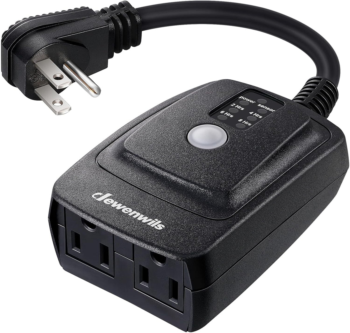 Outdoor Light Timer, Outdoor Timer Outlet,100FT Remote Control