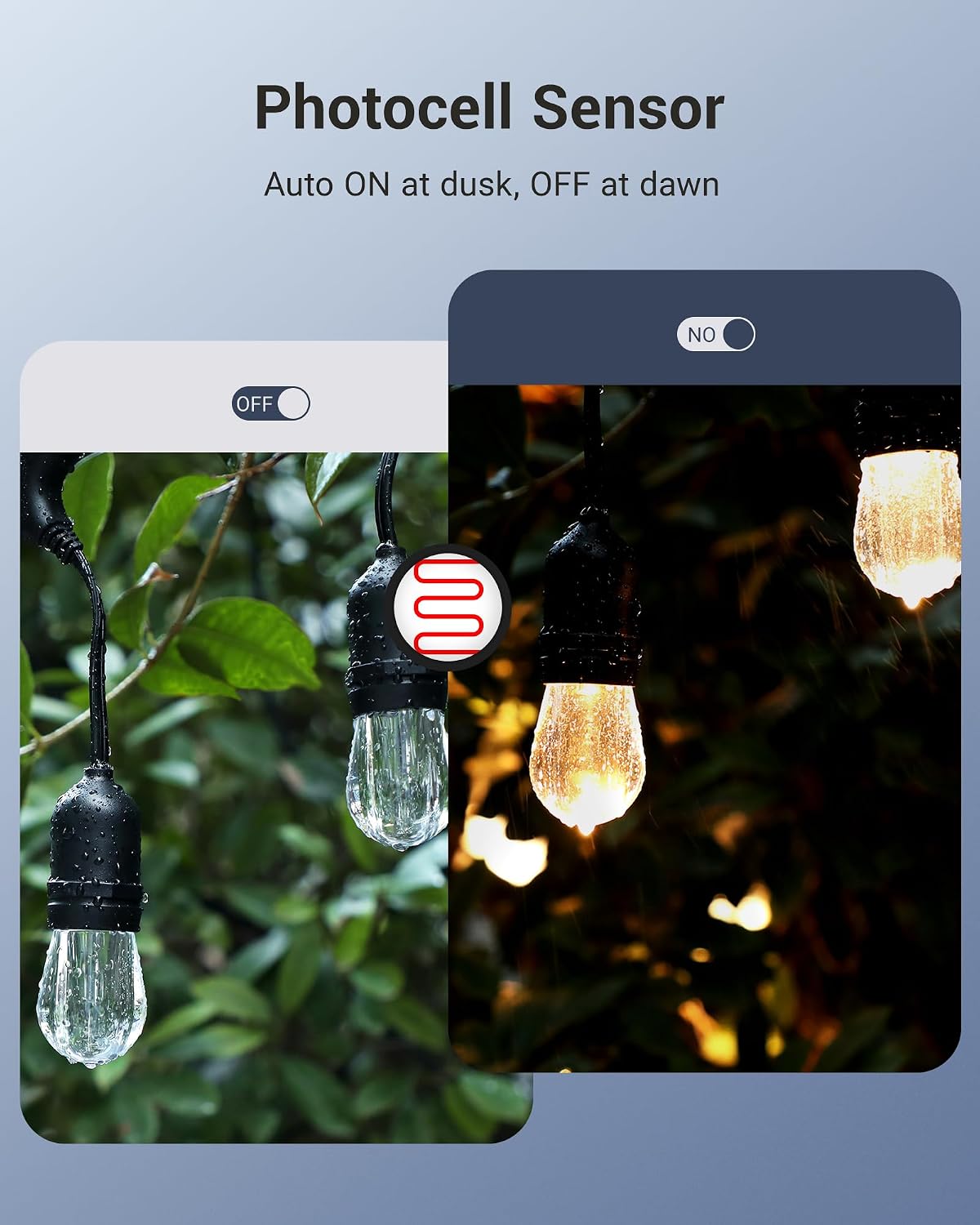 Outdoor Light Timer, Outdoor Timer Outlet,100FT Remote Control