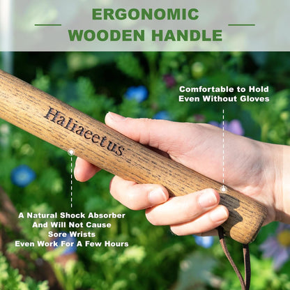 Triangle Head Hoe, 15'' Scuffle Hoe for Weeding in Raised Bed