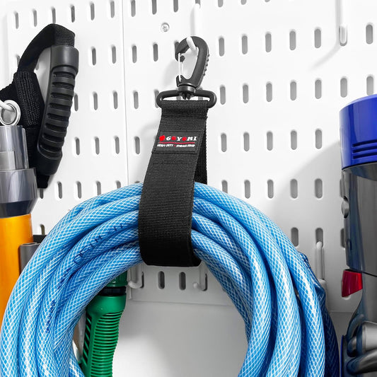 6 Pcs Extension Cord Holder Organizer, Heavy Duty Storage Straps for Cables, Hoses, Rope, RV, Garage Storage and Organization, Assorted Size