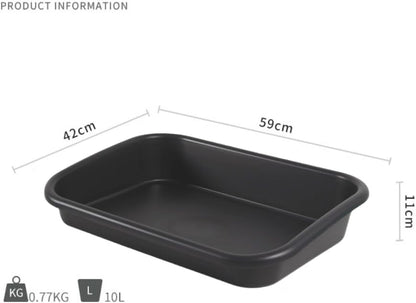 Garden Tidy Tray, Multifunctional One Piece Potting Tray for Seeding, Mixing, Growing and Pot Storage, Succulent and Cactus Soil Potting Mix Tray 23"x16.4"x4.3",Green