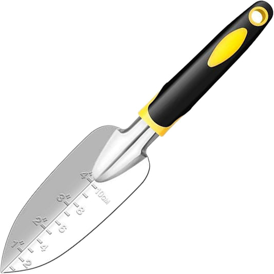 Garden Shovel Trowel Garden Tool with Measurement Mark Aluminum Hand Shovel