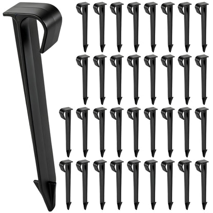 19 Pieces 1/2 Inch Drip Irrigation Fittings Kit, 1/2'' Drip Line Barbed Fittings for 1/2 Inch Irrigation Tubing (1/2" ID x 0.650" OD) Anti-Leak Lock Nut Connectors for Garden Drip System