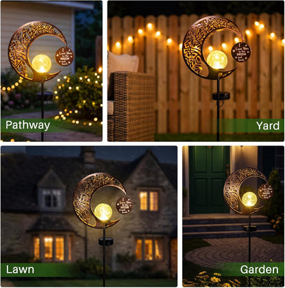 Solar Garden Decor Lights, IP44 Waterproof Metal Butterfly Solar Watering Can Lights Outdoor Decor for Yard Pathway Patio Lawn, Gifts for Women Mom Grandma Birthday