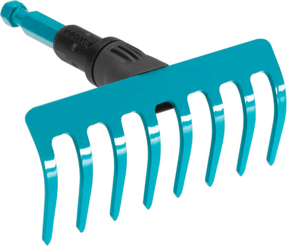 combisystem Draw Hoe: Garden Hoe for Weeding and loosening the Soil Under Great Loads, 12 cm Working Width, Rust-Free Stainless Steel Blade, fits on combisystem Handles (3192-20)