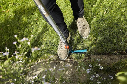 combisystem Draw Hoe: Garden Hoe for Weeding and loosening the Soil Under Great Loads, 12 cm Working Width, Rust-Free Stainless Steel Blade, fits on combisystem Handles (3192-20)