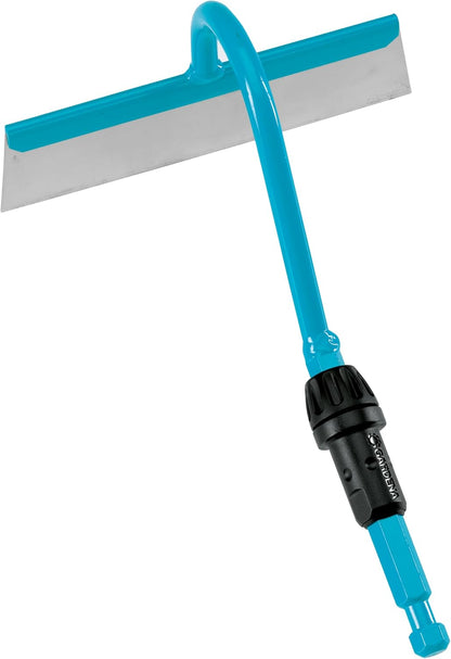 combisystem Draw Hoe: Garden Hoe for Weeding and loosening the Soil Under Great Loads, 12 cm Working Width, Rust-Free Stainless Steel Blade, fits on combisystem Handles (3192-20)