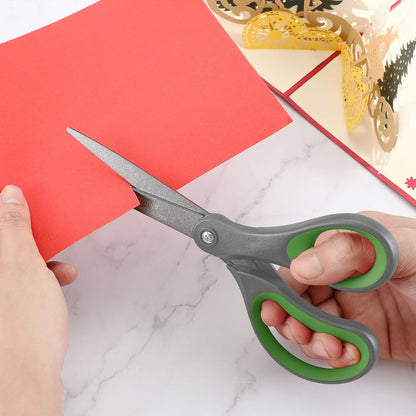 Scissors All Purpose Heavy Duty 8" Office Titanium Non Stick 2 Pack
