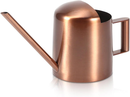 10oz/300ml Watering Can Indoor Plants, Long Spout Small Watering Sprinkling Pot Mini Stainless Steel Water Can Garden Water Pot for Indoor House Plants Bonsai
