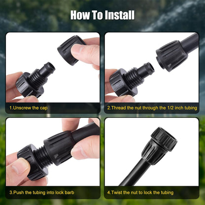 21Pcs US Standard Faucet Adapter, Irrigation Connectors, End Plugs